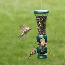 HG850098D Bird Feeder Select-A-Bird Tube Green Plastic