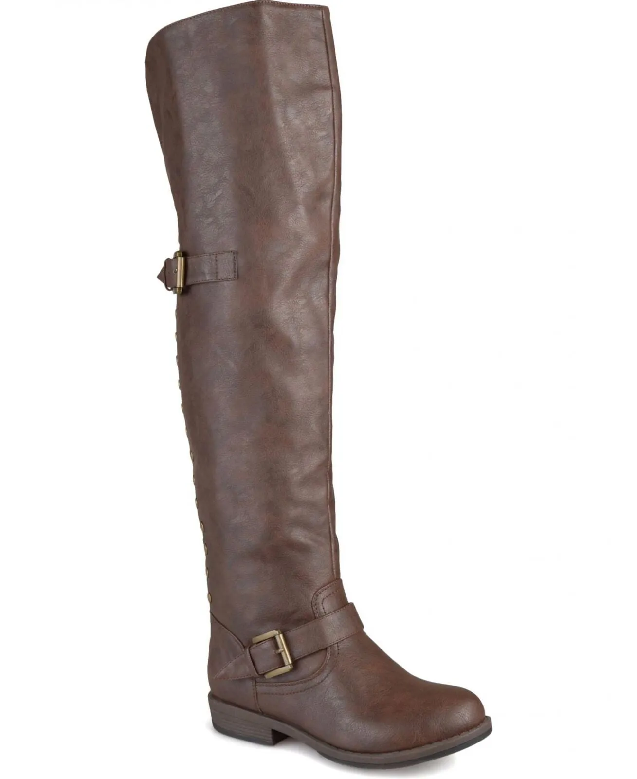 Journee Collection Women's Kane Knee High Boots KANE-BRN-110 Brown 11M