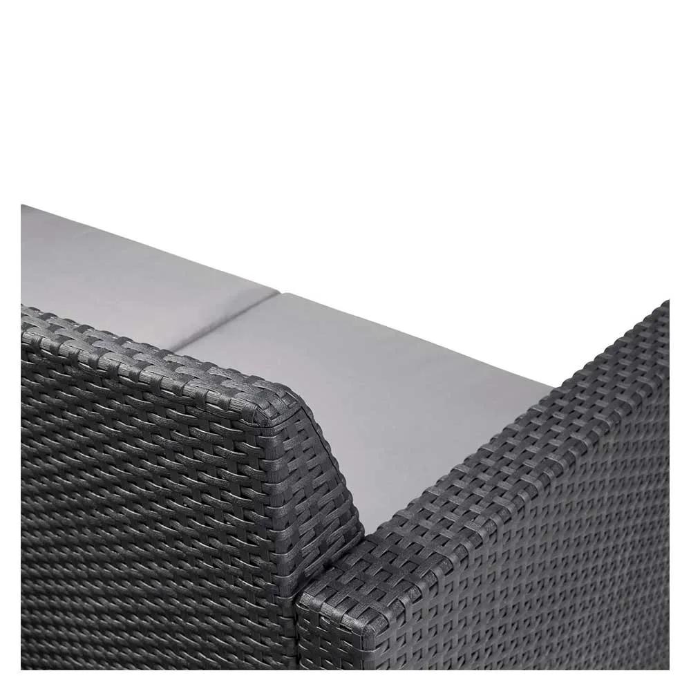 KETER ALABAMA OUTDOOR LOUNGE SET GRAPHITE