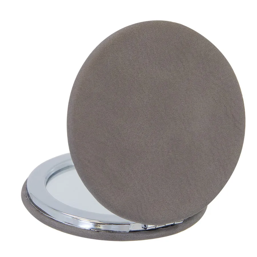Leatherette Compact Mirror