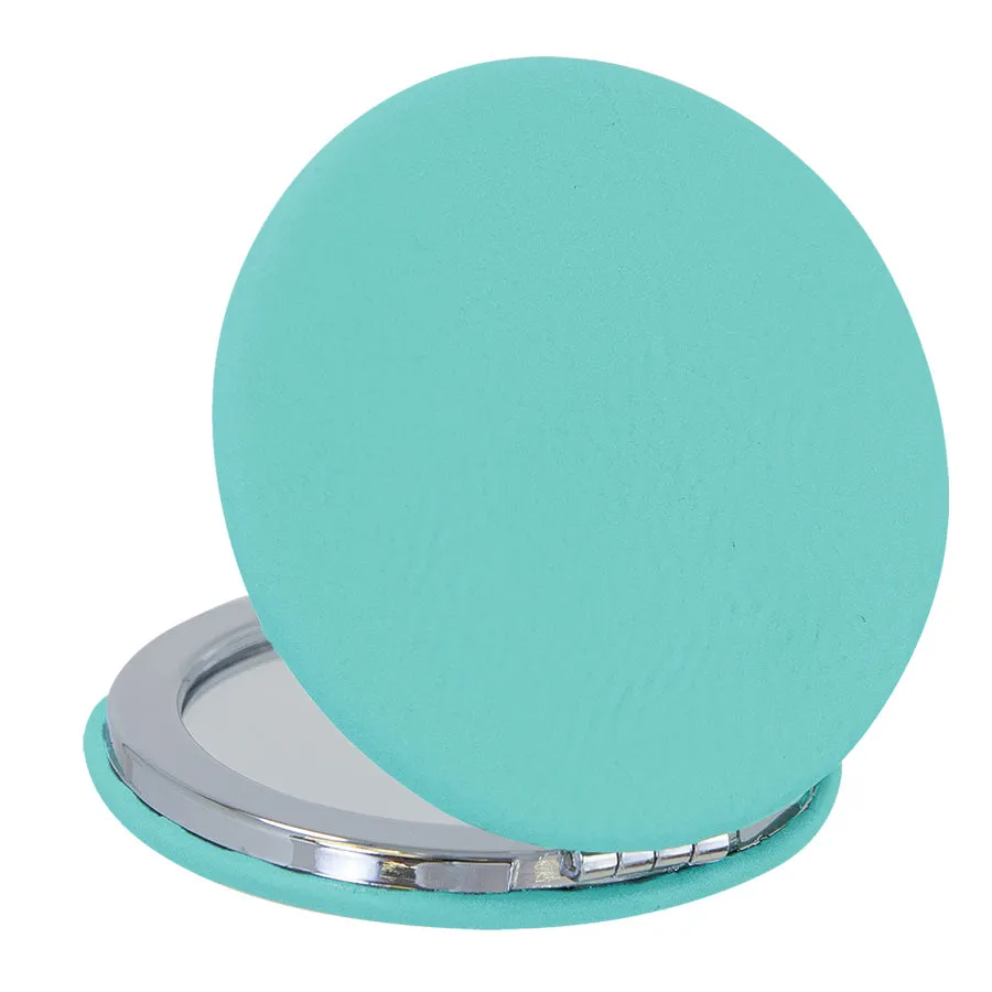 Leatherette Compact Mirror