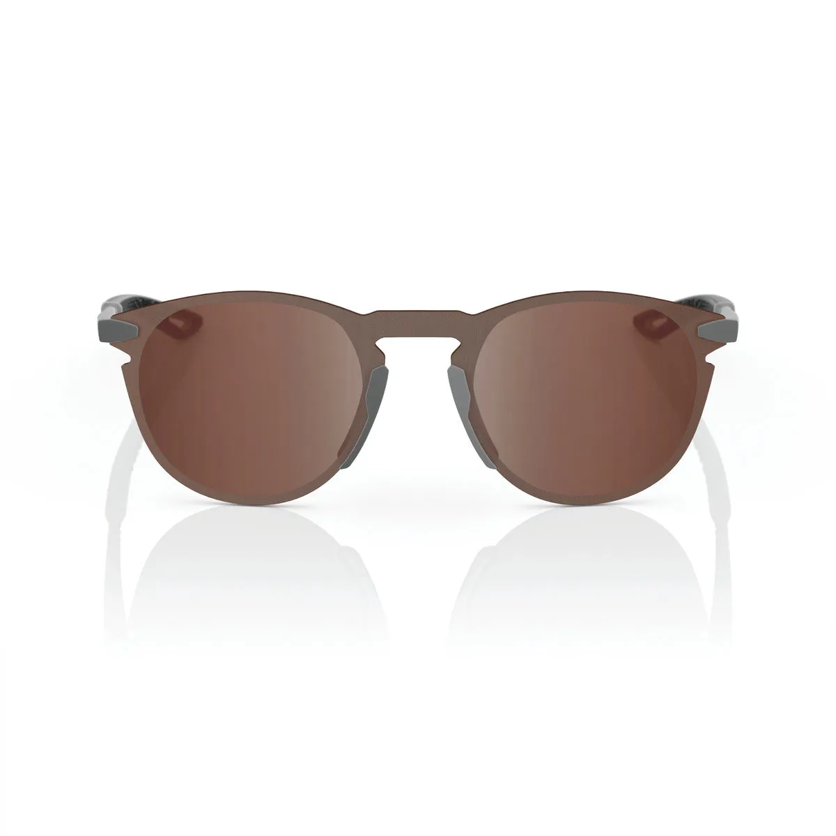 LEGERE ROUND - Soft Tact Cool Grey - HiPER Crimson Mirror Lens