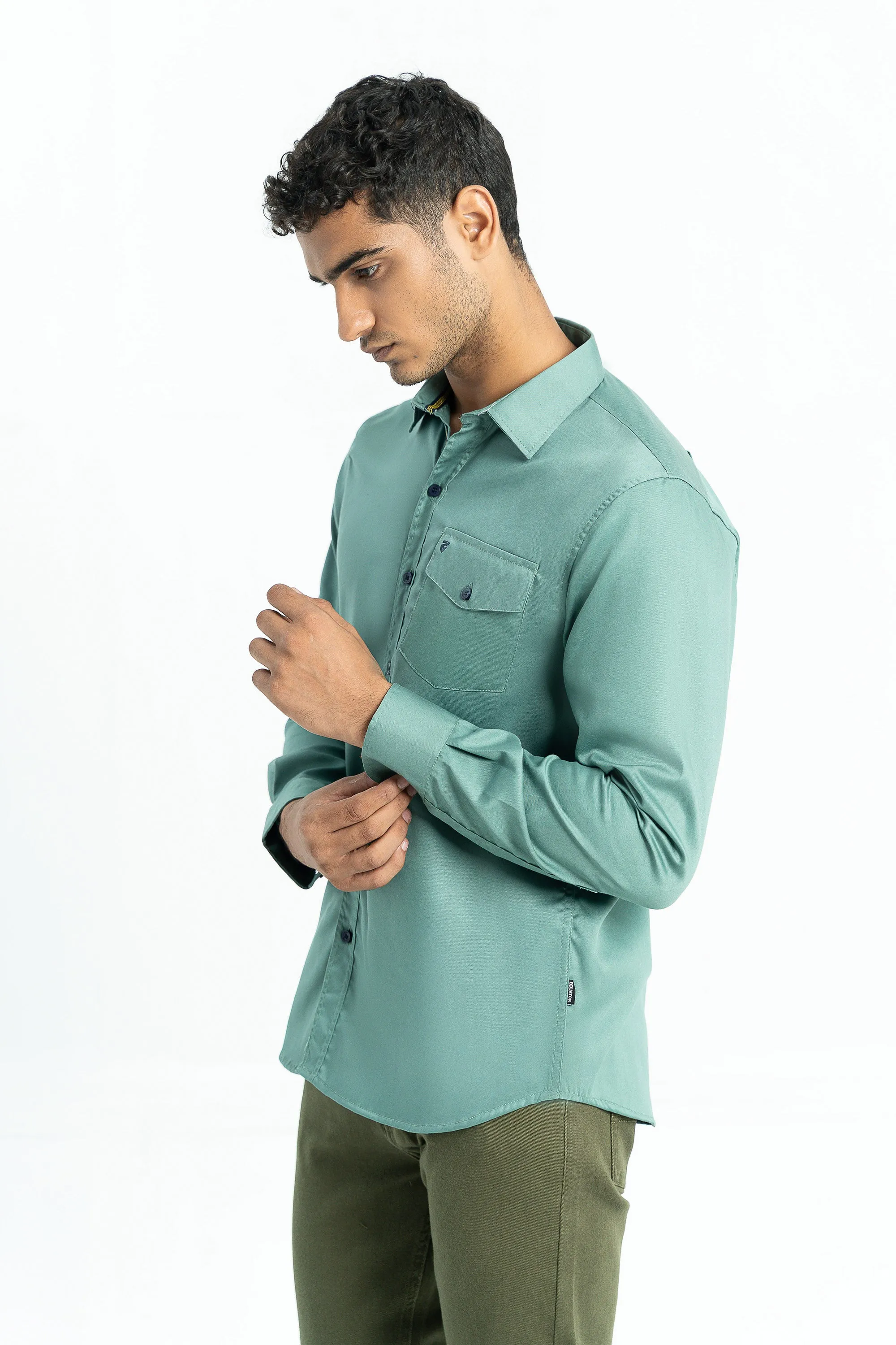 Light green casual shirt