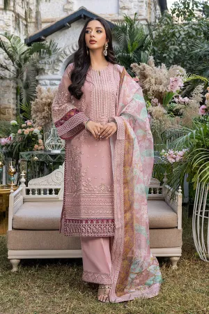 Lotus Plush | Azure Luxe Embroidered 3pcs Collections 2023