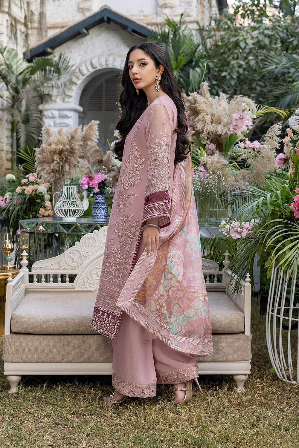 Lotus Plush | Azure Luxe Embroidered 3pcs Collections 2023