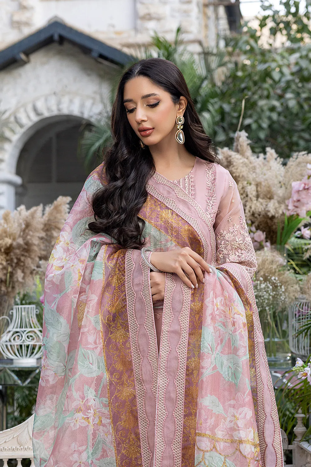 Lotus Plush | Azure Luxe Embroidered 3pcs Collections 2023