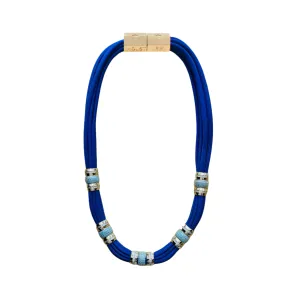 Luxe Colorblock Necklace- Sail