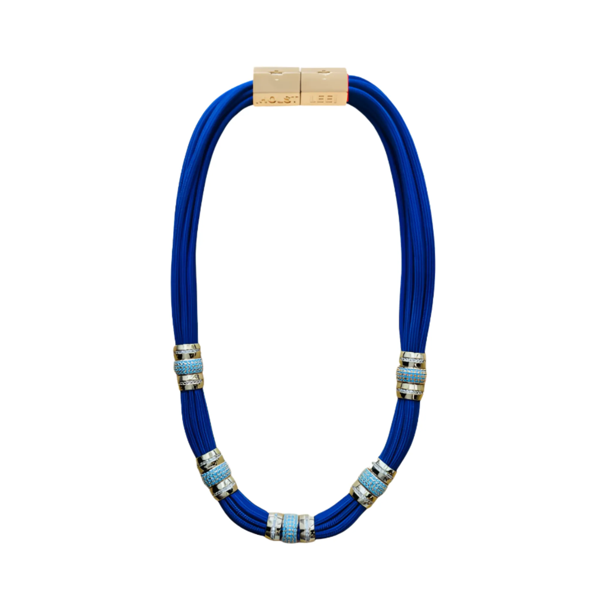 Luxe Colorblock Necklace- Sail