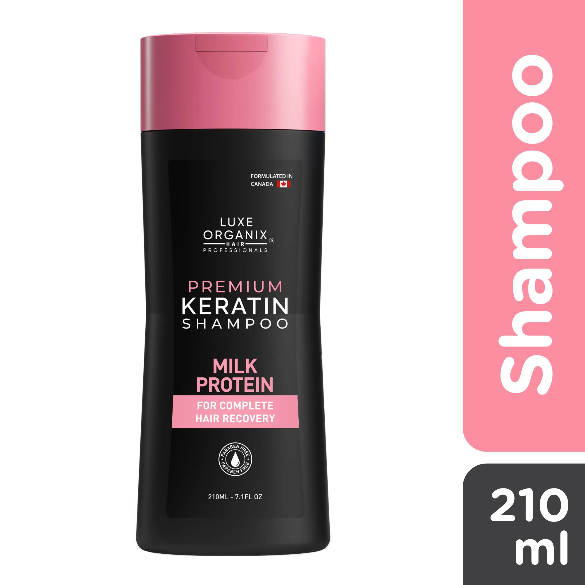 Luxe Organix Milk Protein Premium Keratin Shampoo 210ml