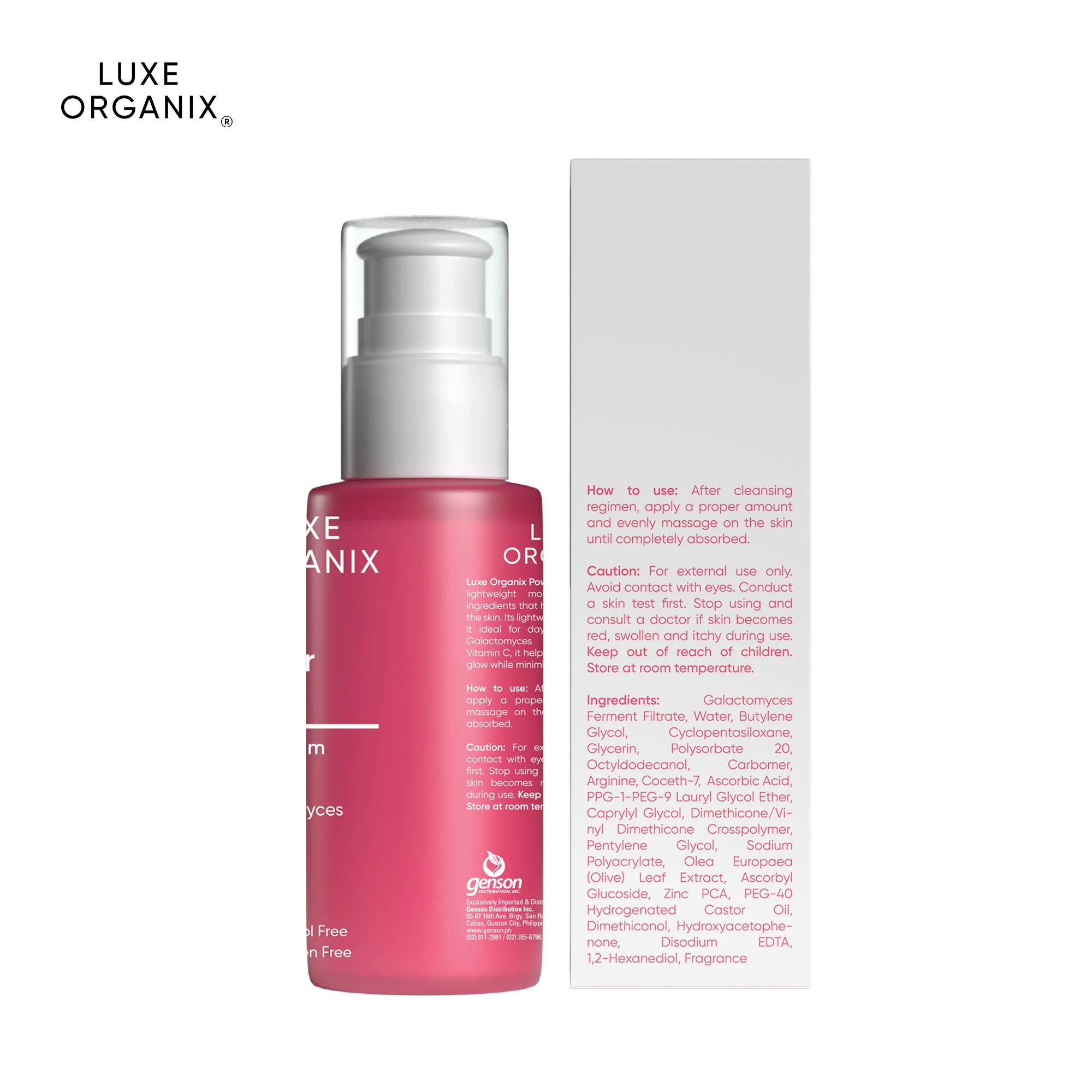Luxe Organix Power Glow Gel Cream 80ml  (Exp 05/2024