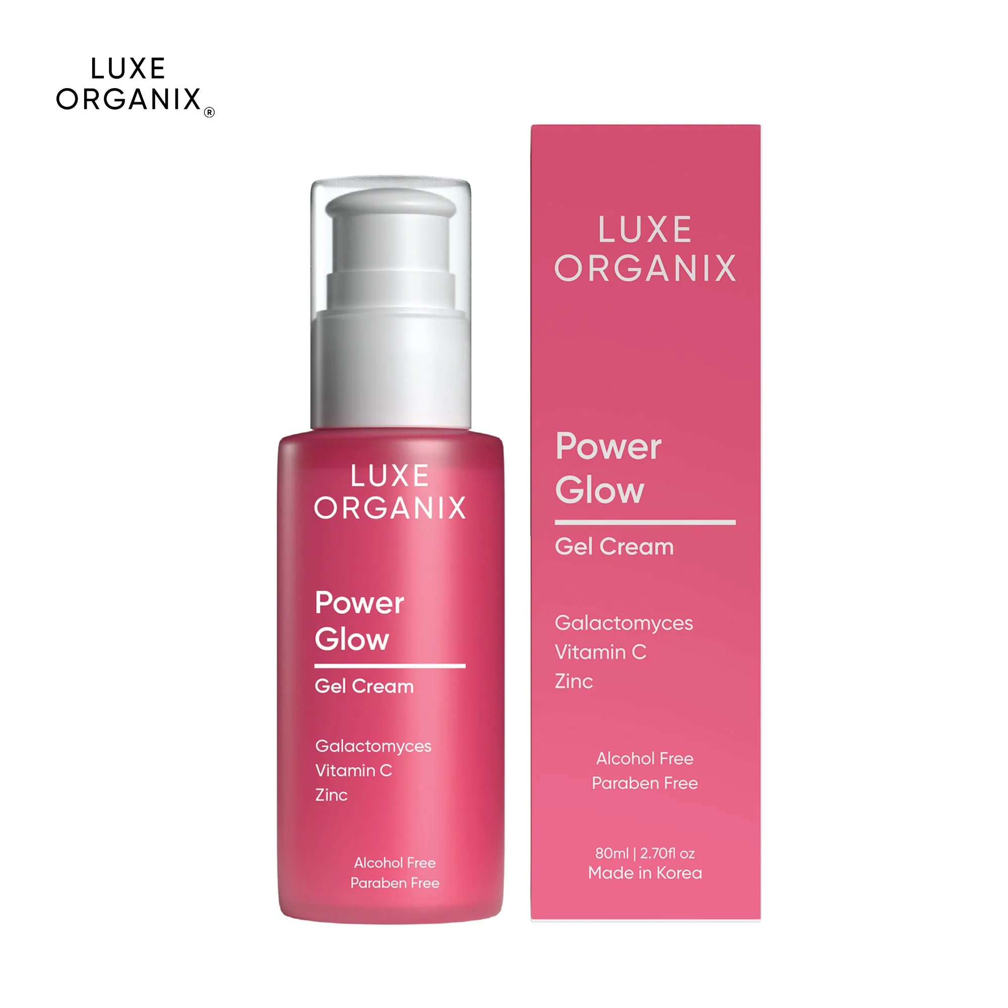 Luxe Organix Power Glow Gel Cream 80ml  (Exp 05/2024