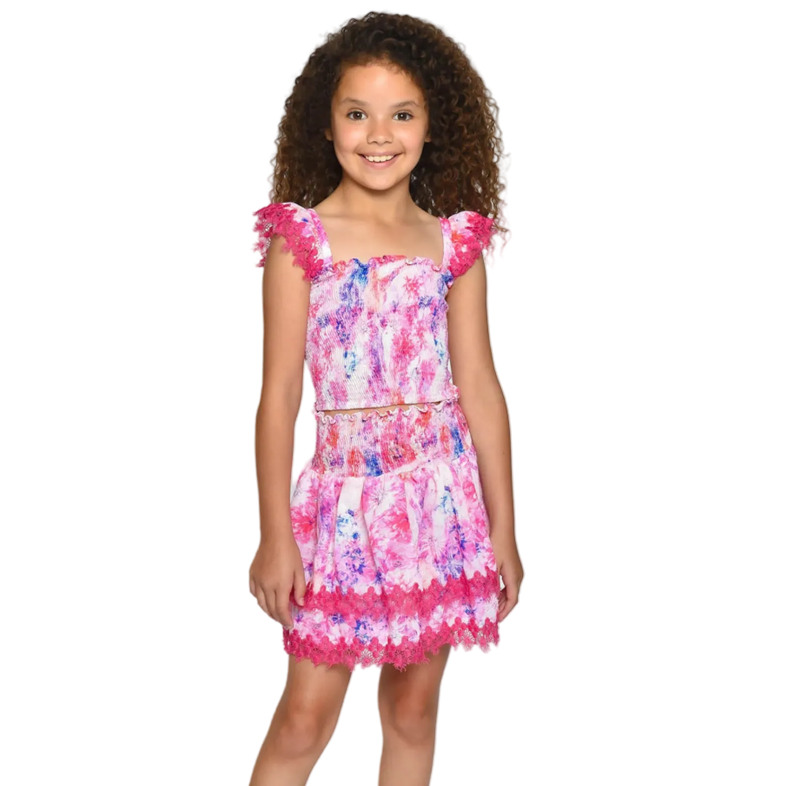 Mariel Skirt Set-Cosmic Petals