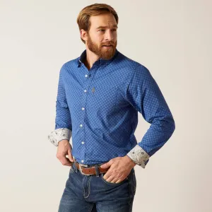 Men’s Ariat Blue Maxwell Modern Fit Shirt