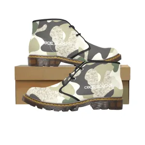 Men's Canvas Chukka Boots (Model 2402-1)