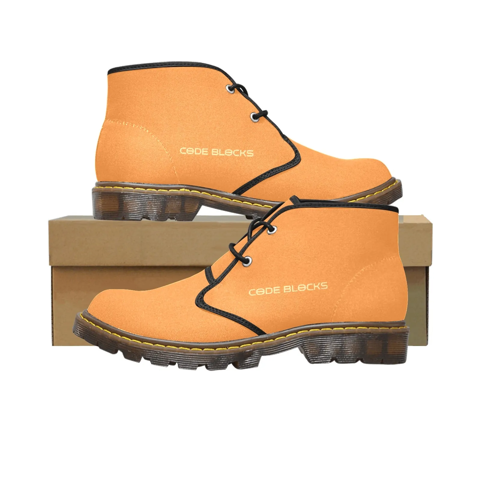 Men's Canvas Chukka Boots (Model 2402-1)