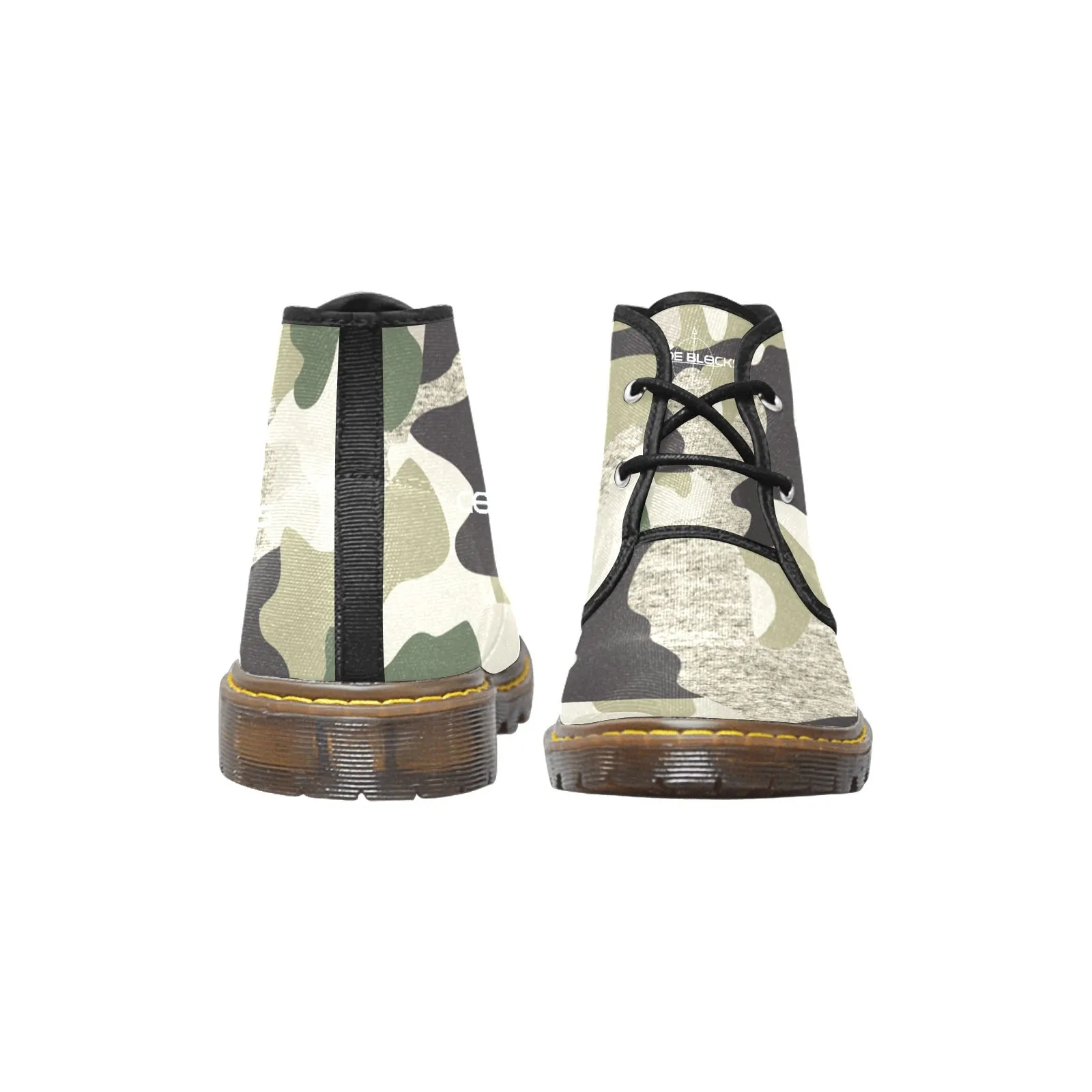 Men's Canvas Chukka Boots (Model 2402-1)