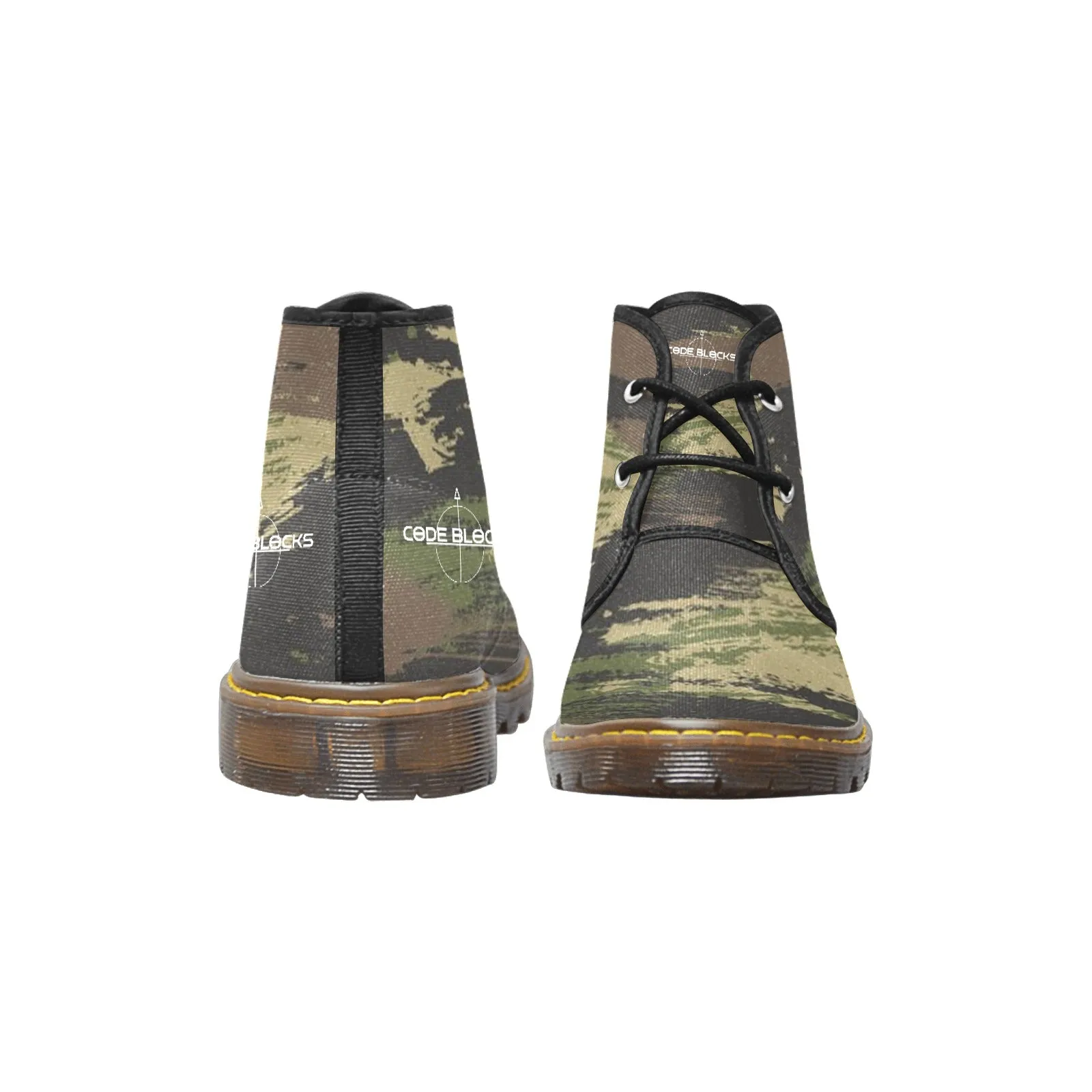 Men's Canvas Chukka Boots (Model 2402-1)