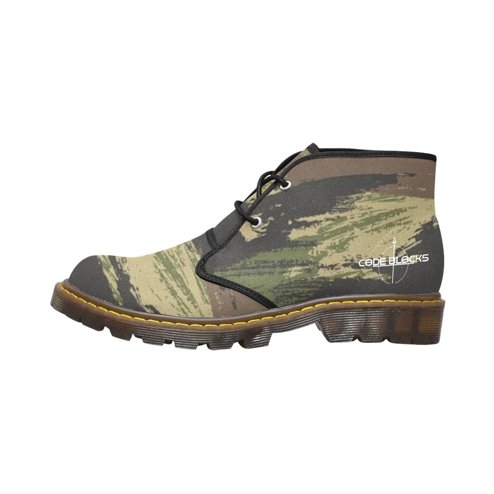 Men's Canvas Chukka Boots (Model 2402-1)
