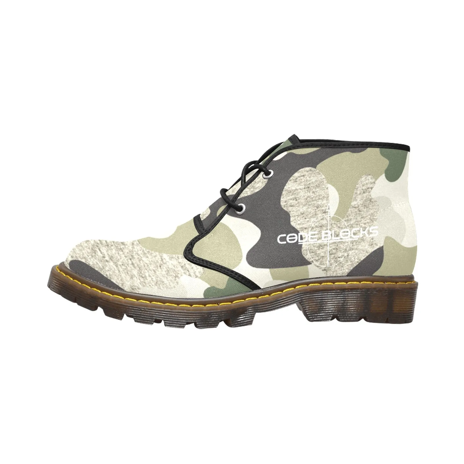Men's Canvas Chukka Boots (Model 2402-1)