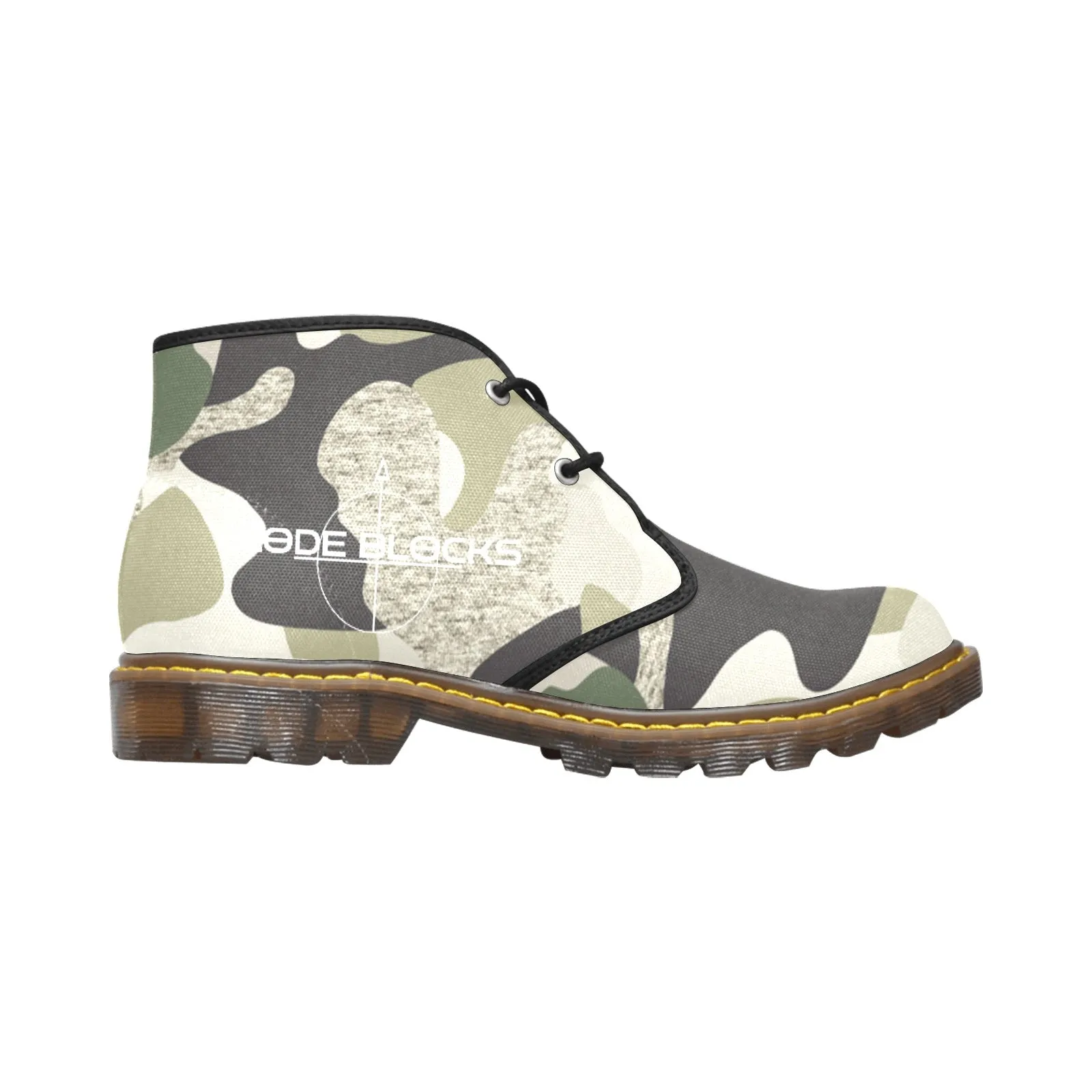 Men's Canvas Chukka Boots (Model 2402-1)