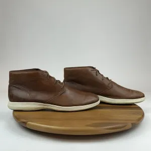 Mens Cole Haan Grand Os Watson II Brown Perforated Leather Chukka Boots Size 12