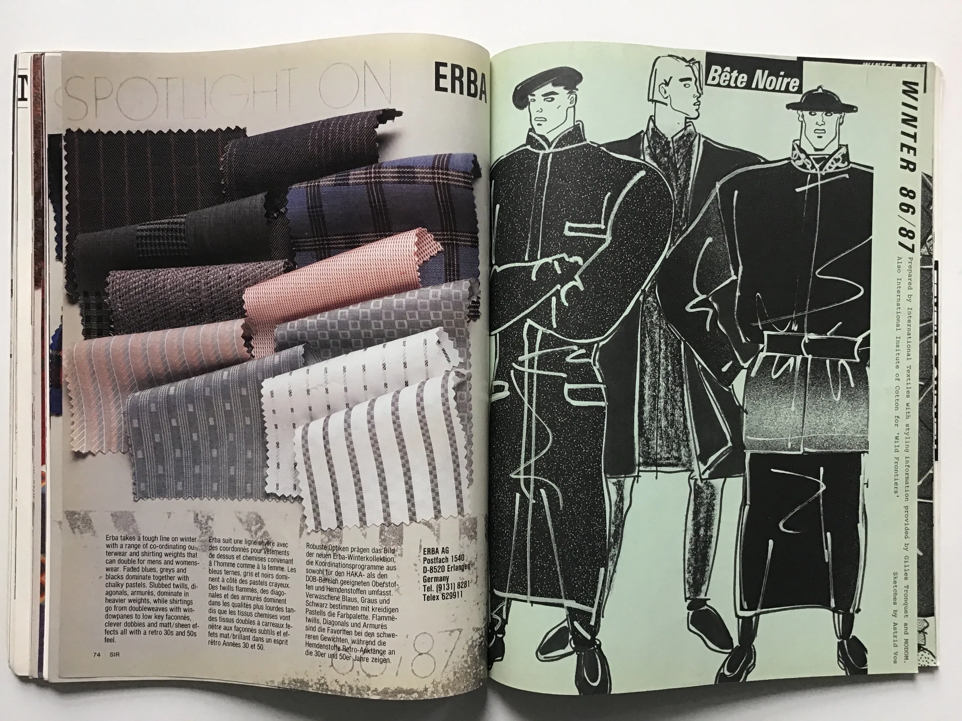 Men's International Fashion SIR Winter 1986/7