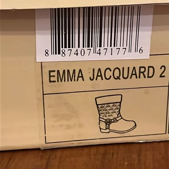 Michael Kors Emma Jacquard 2 Boots Toddlers Girls Sizes new black