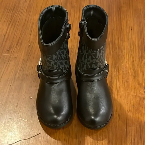 Michael Kors Emma Jacquard 2 Boots Toddlers Girls Sizes new black