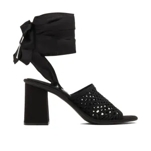 MIU MIU Stunning Macrame Sandals with 8cm Heel