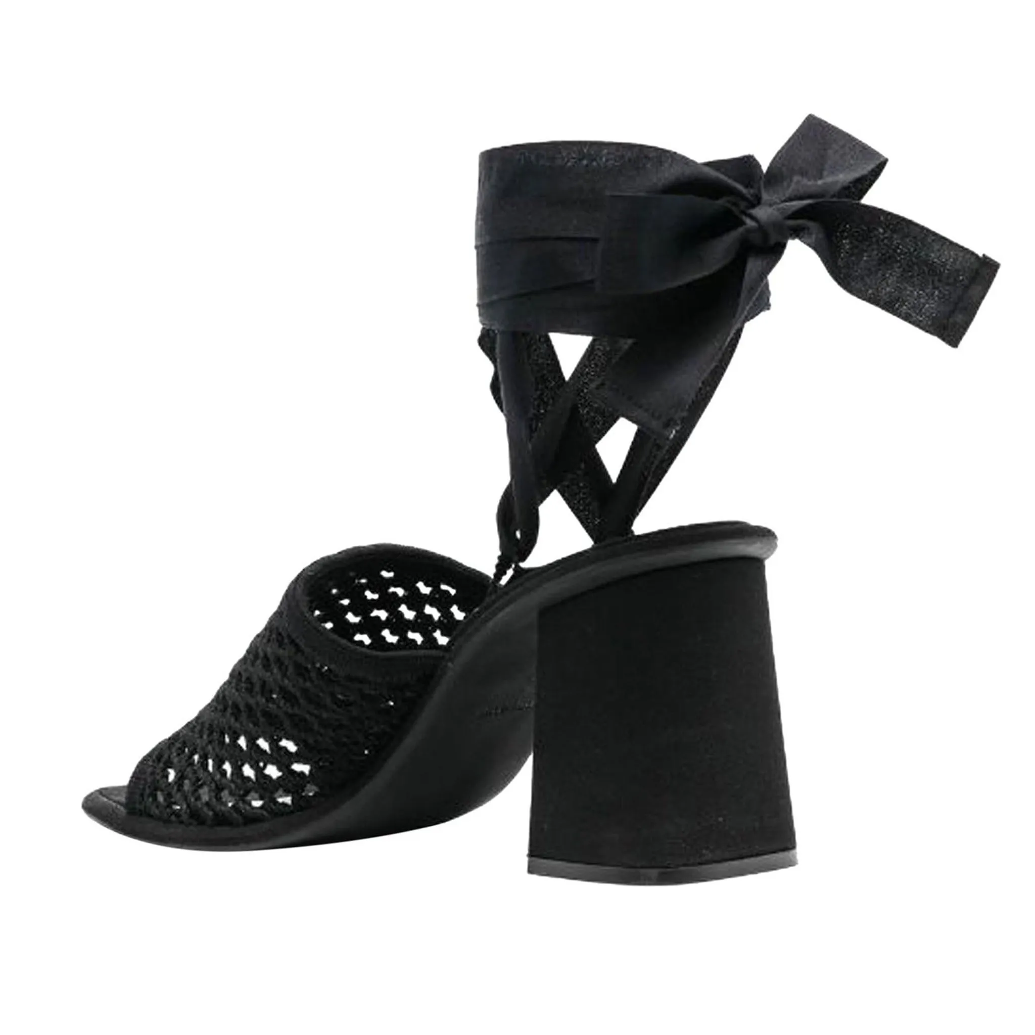 MIU MIU Stunning Macrame Sandals with 8cm Heel