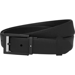 Montblanc casual belt 30mm adjustable length Extreme Nero 123907