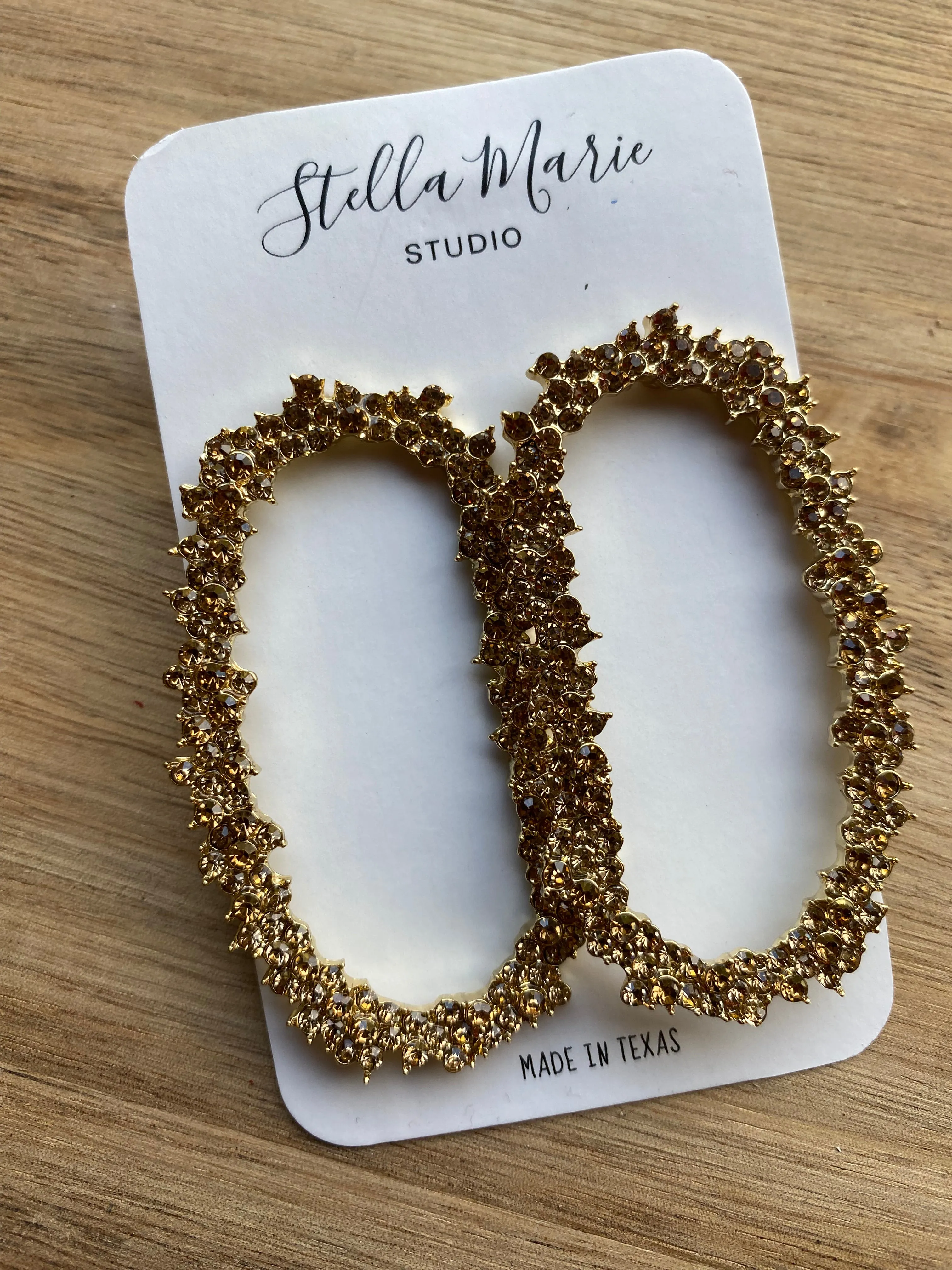 MULTIPLE COLORS: Crystal Garland Drops