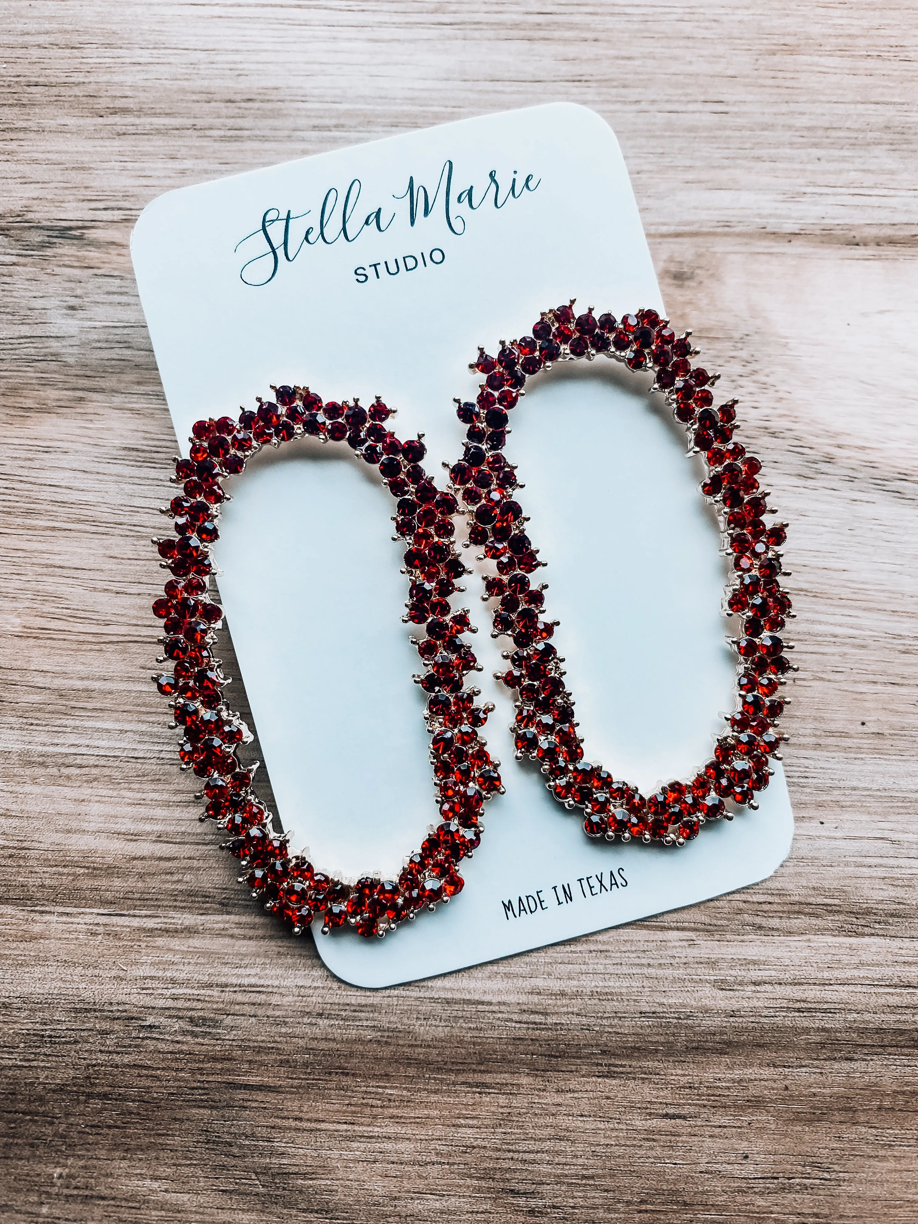 MULTIPLE COLORS: Crystal Garland Drops
