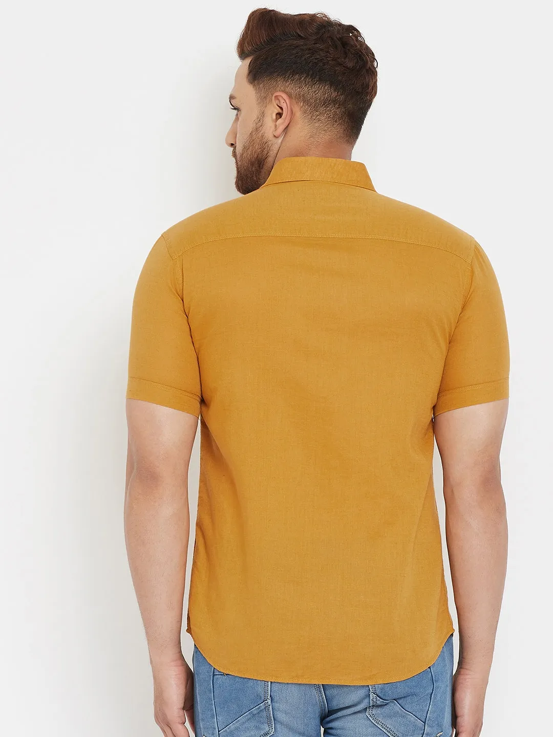 Mustard Slim Fit shirt