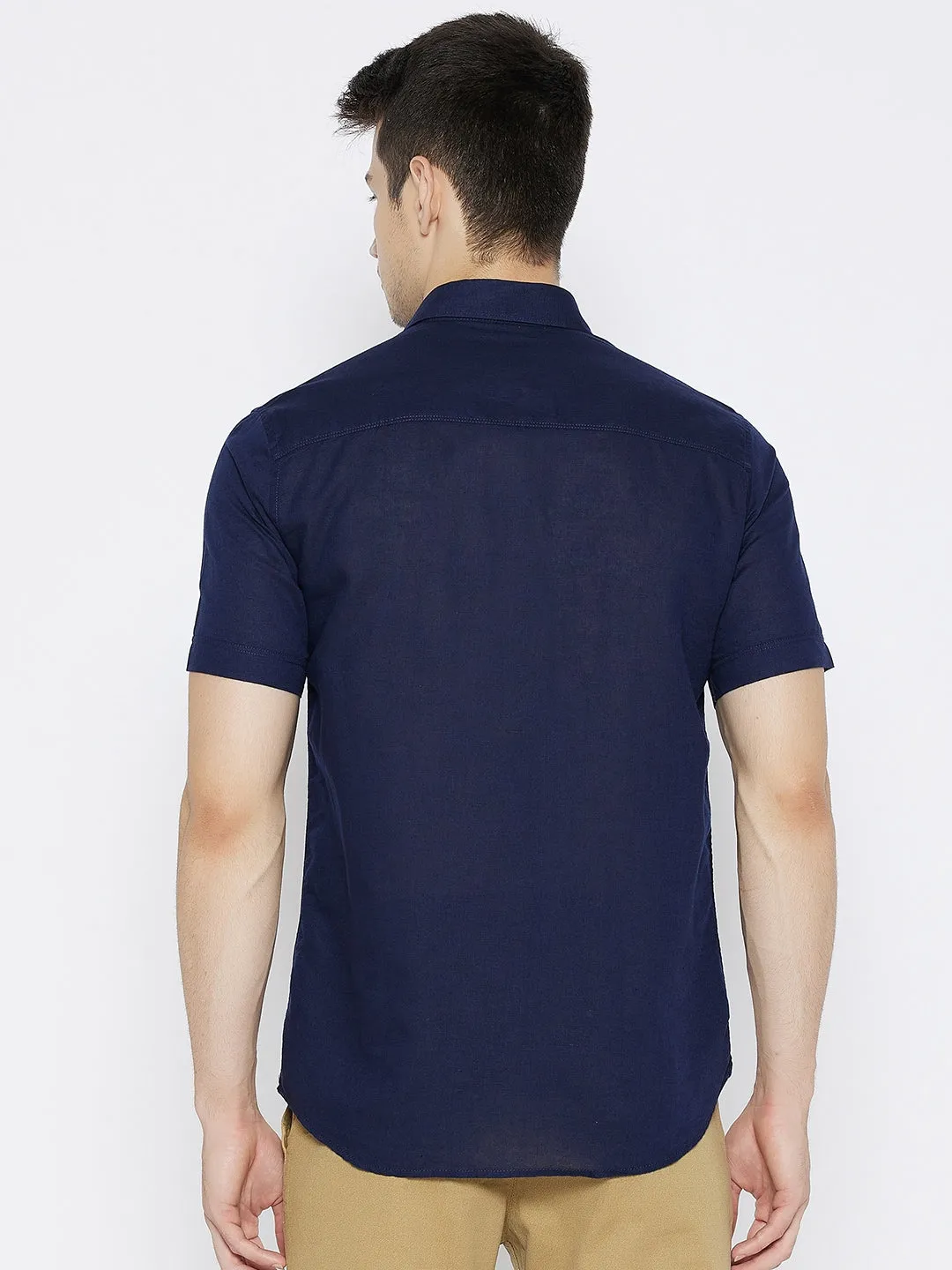 Navy Blue Slim Fit shirt