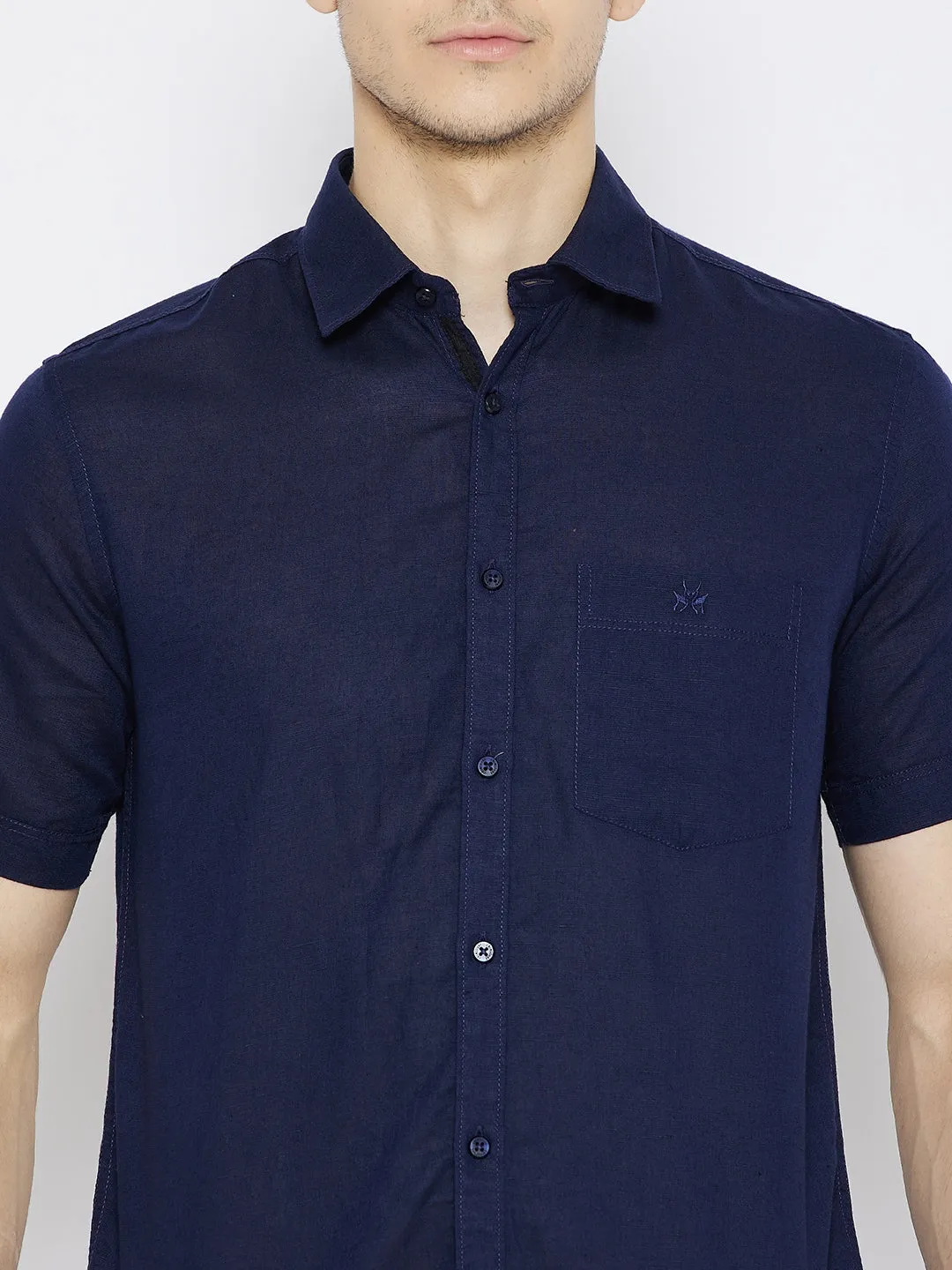 Navy Blue Slim Fit shirt