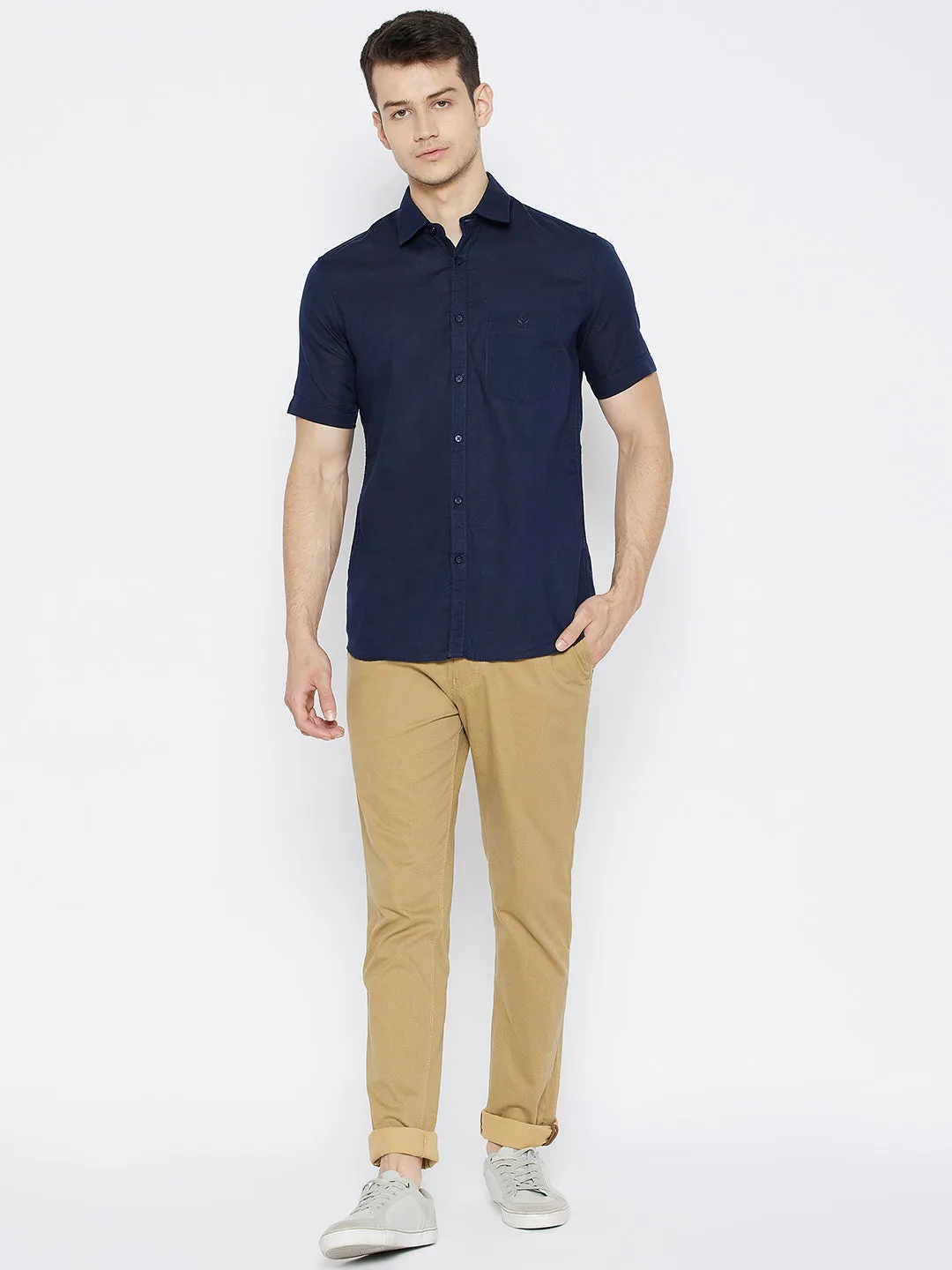 Navy Blue Slim Fit shirt