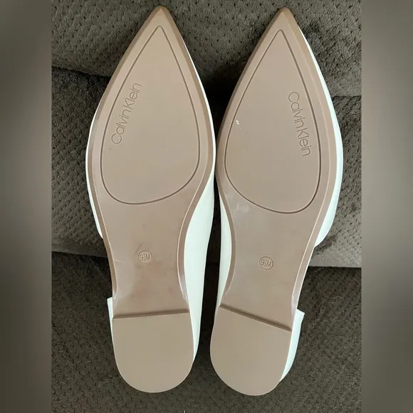 NWOB Calvin Klein Onara Single Slided D’orsay Flats Size 9.5