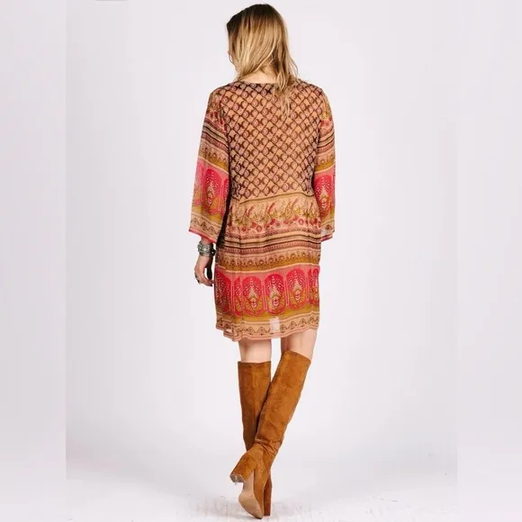 NWT Anthropologie Raga Athena Tunic Dress M