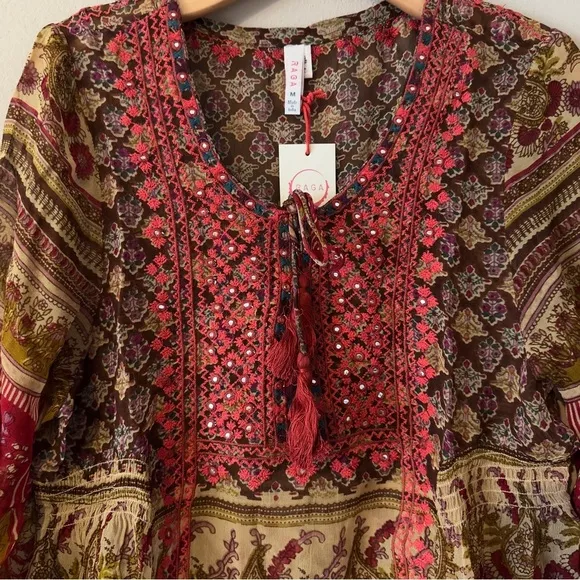 NWT Anthropologie Raga Athena Tunic Dress M