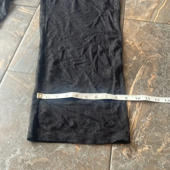 NWT Victoria's Secret VS Pants Black Lace lounge pants Size Large