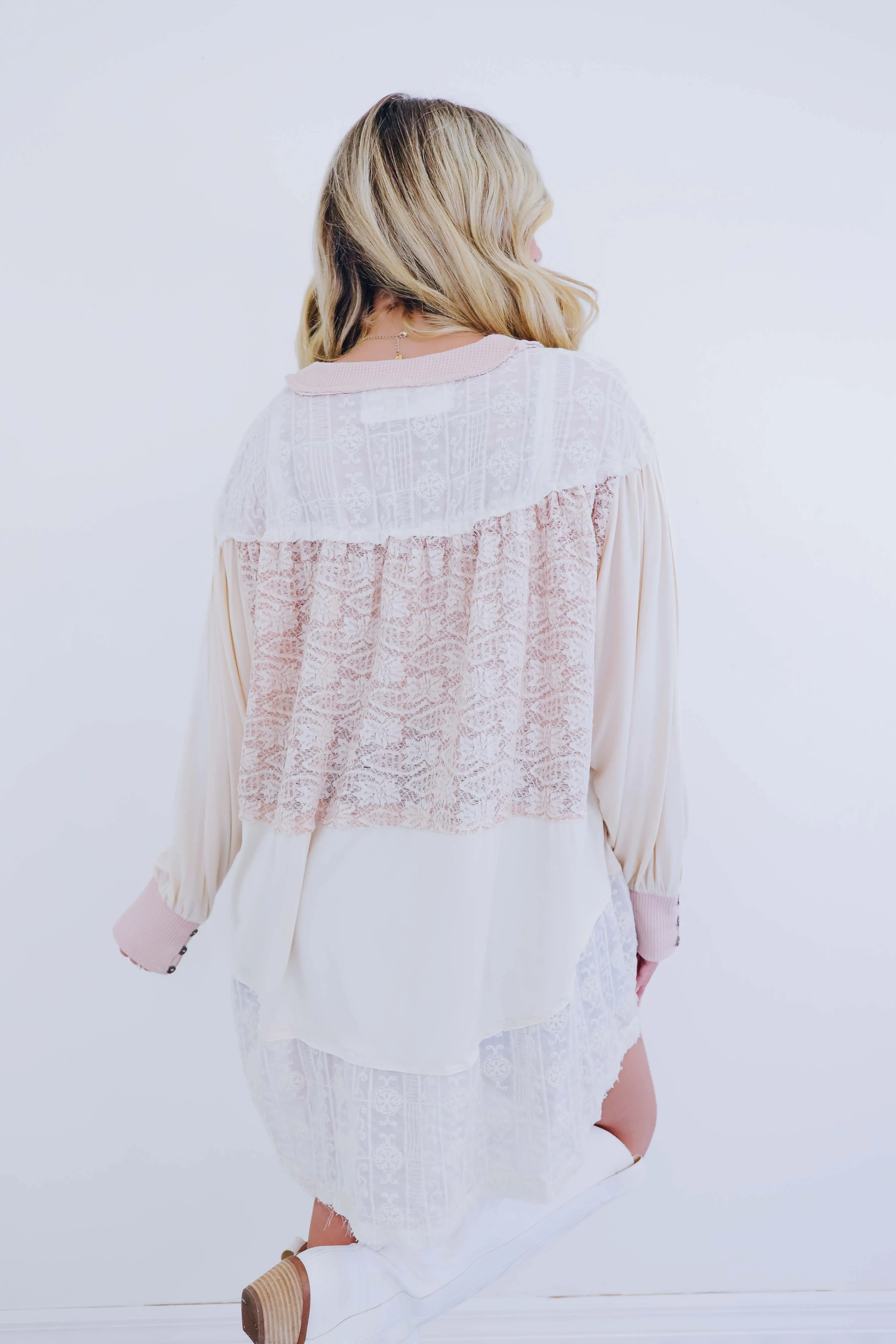 ***Oli Oversized Patchwork Top SAMPLE