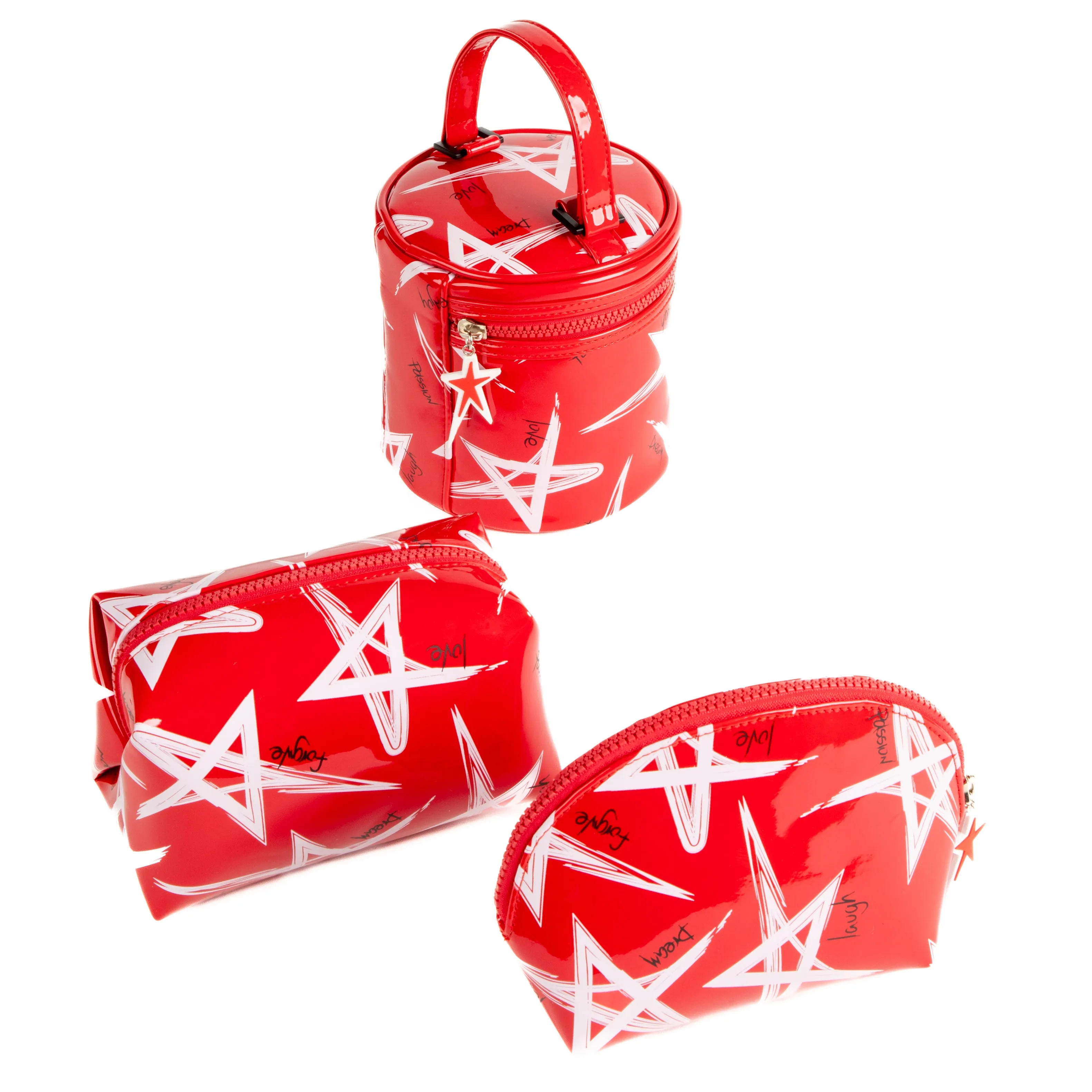 Organizador Multiuso | Rojo Estrellas Blancas