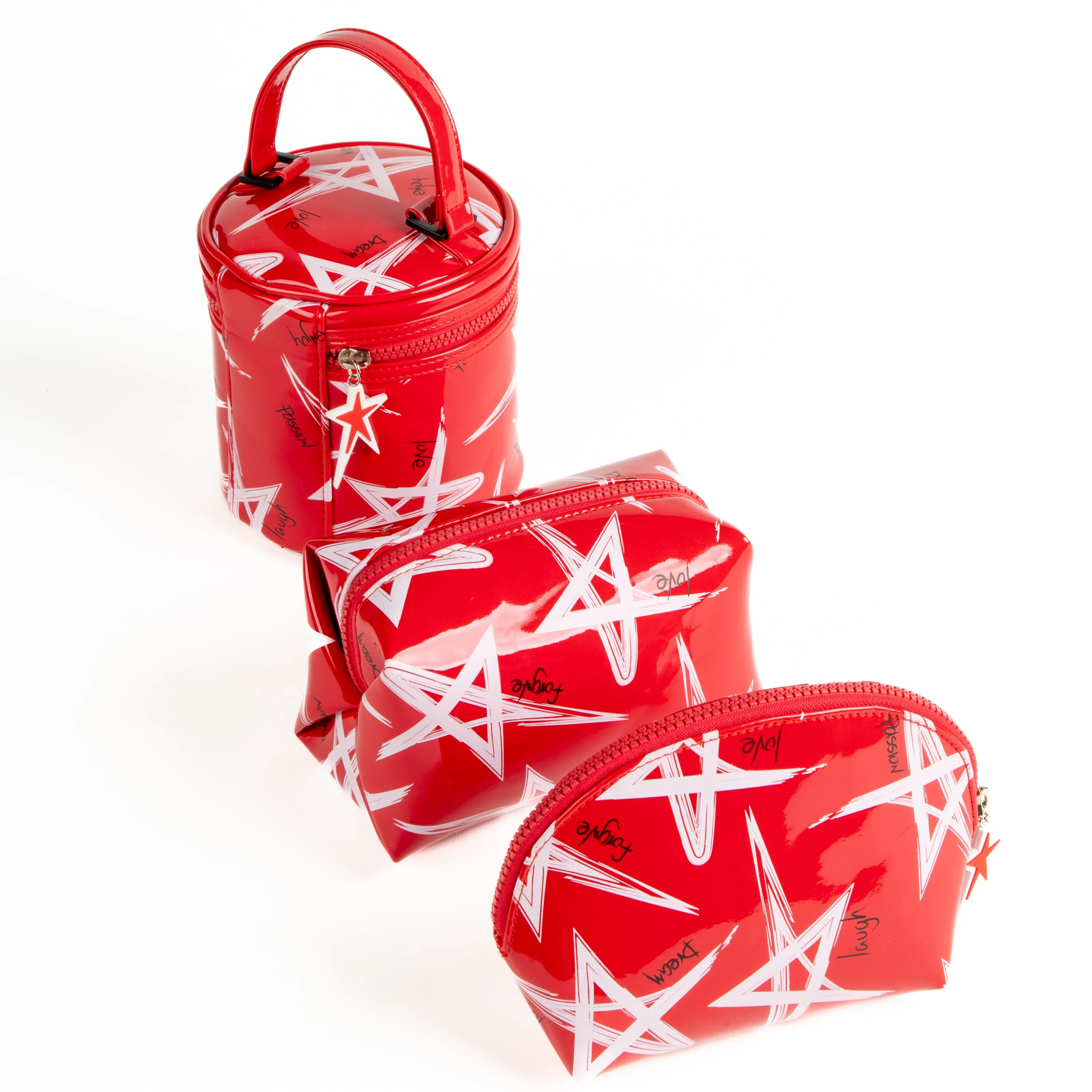 Organizador Multiuso | Rojo Estrellas Blancas
