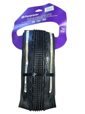 PANARACER GRAVELKING SK TLC FOLDING TYRE BLACK/BLACK 700X38C