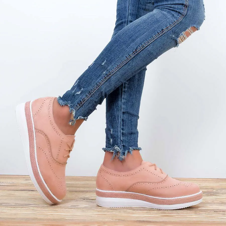Pantofi casual dama Verona roz