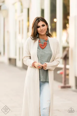 Paparazzi - Fashion Fix Orange Set -November