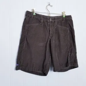 Patagonia Shorts Womens Size 10 Brown Corduroy Bermuda Relaxed Outdoors Hiking
