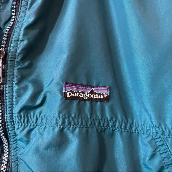 Patagonia Vintage 90s Shelled Fleece Windbreaker Zip Up Bomber Jacket Size M