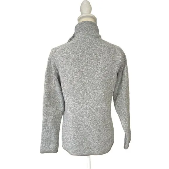Patagonia Women's 1/4 Zip Better Sweater Grey Size Small